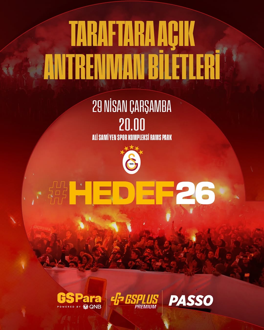 Galatasaray, Taraftarlarıyla RAMS Park'ta Buluşuyor! Hedef26