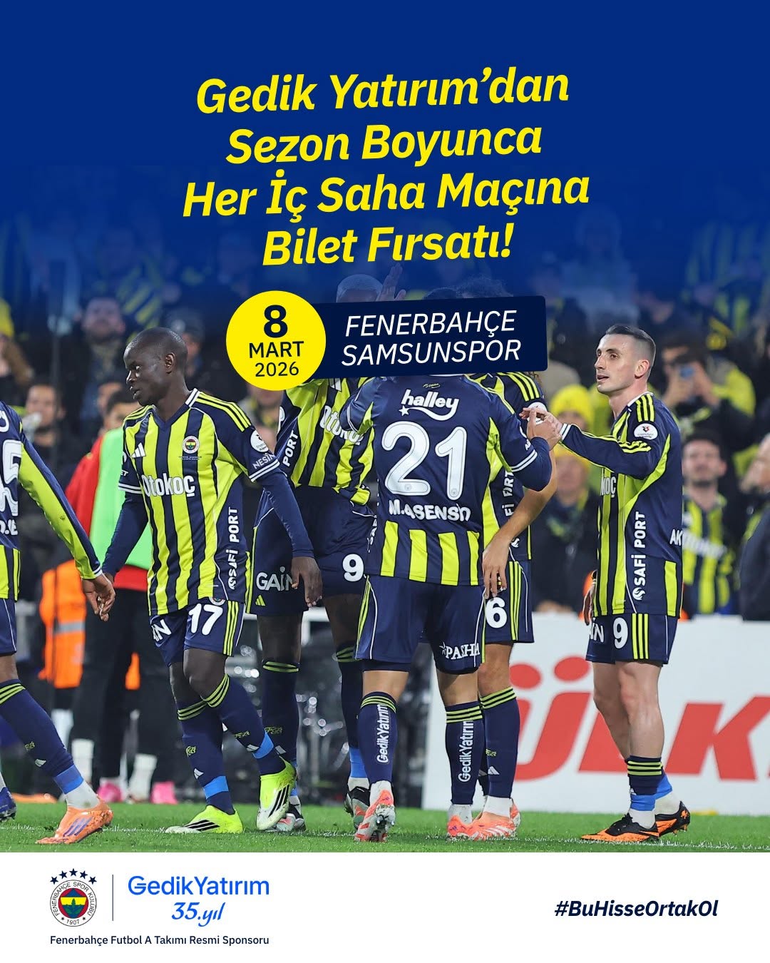 Gedik Yatırım'dan Samsunspor Maçı Tribün Fırsatı!