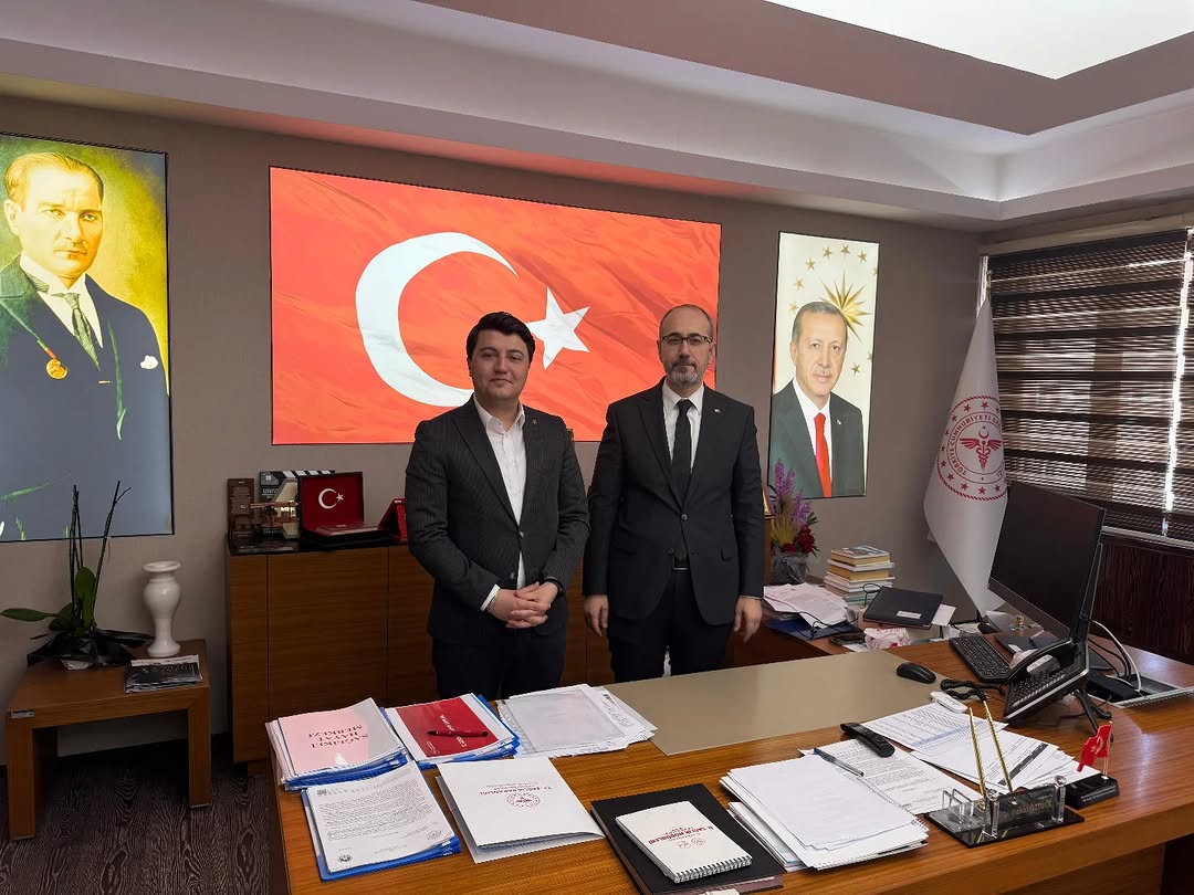 HAK-İŞ Konfederasyonu Afyonkarahisar İl Başkanı ve Öz Sağlık-İş Sendikası Afyonkarahisar Şube Başkanı Tıp Bayramı Ziyareti