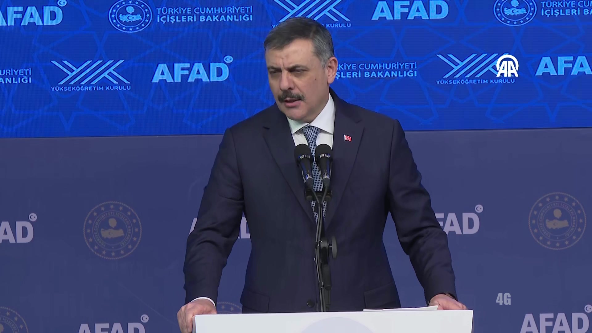 İçişleri Bakanı Mustafa Çiftçi, Afete Hazır Üniversite Afete Hazır Türkiye Programında Konuştu