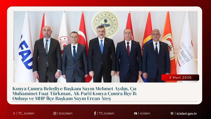 İçişleri Bakanı Mustafa Çiftçi'nin Kabul ve Görüşmeleri