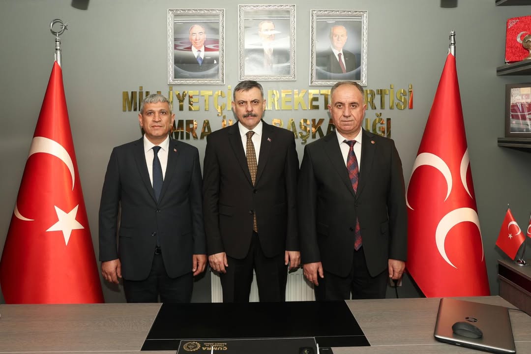 İçişleri Bakanlığı'ndan MHP Çumra İlçe Başkanlığı Ziyareti
