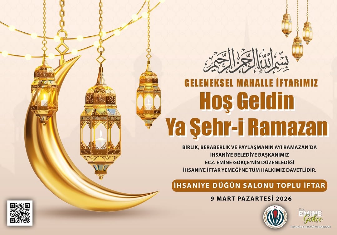 İhsaniye Belediye Başkanı Emine Gökçe'den Düzeltme Mesajı: Toplu İftar Tarihi Değişti!