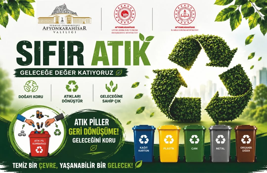 Kadınana İmam Hatip Ortaokulu'ndan Atık Pil Toplama Kampanyası