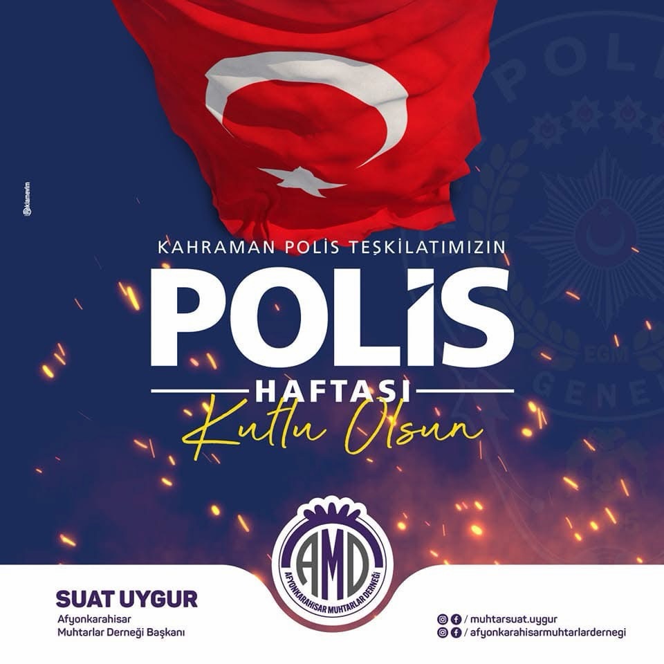 Kahraman Polislerimizin Polis Haftası Kutlu Olsun