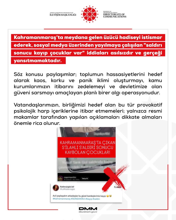 Kahramanmaraş’ta yaşanan olay sosyal medyada nasıl istismar edildi?