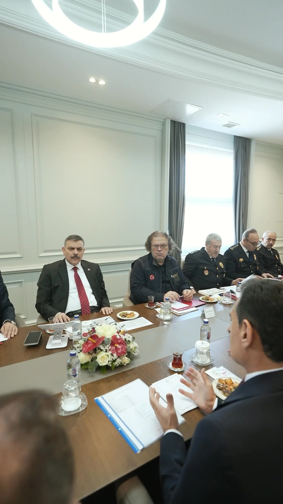 Kuzey Kıbrıs Türk Cumhuriyeti İçişleri Bakanı Dursun Oğuz, İçişleri Bakanı Mustafa Çiftçi'yi Ziyaret Etti