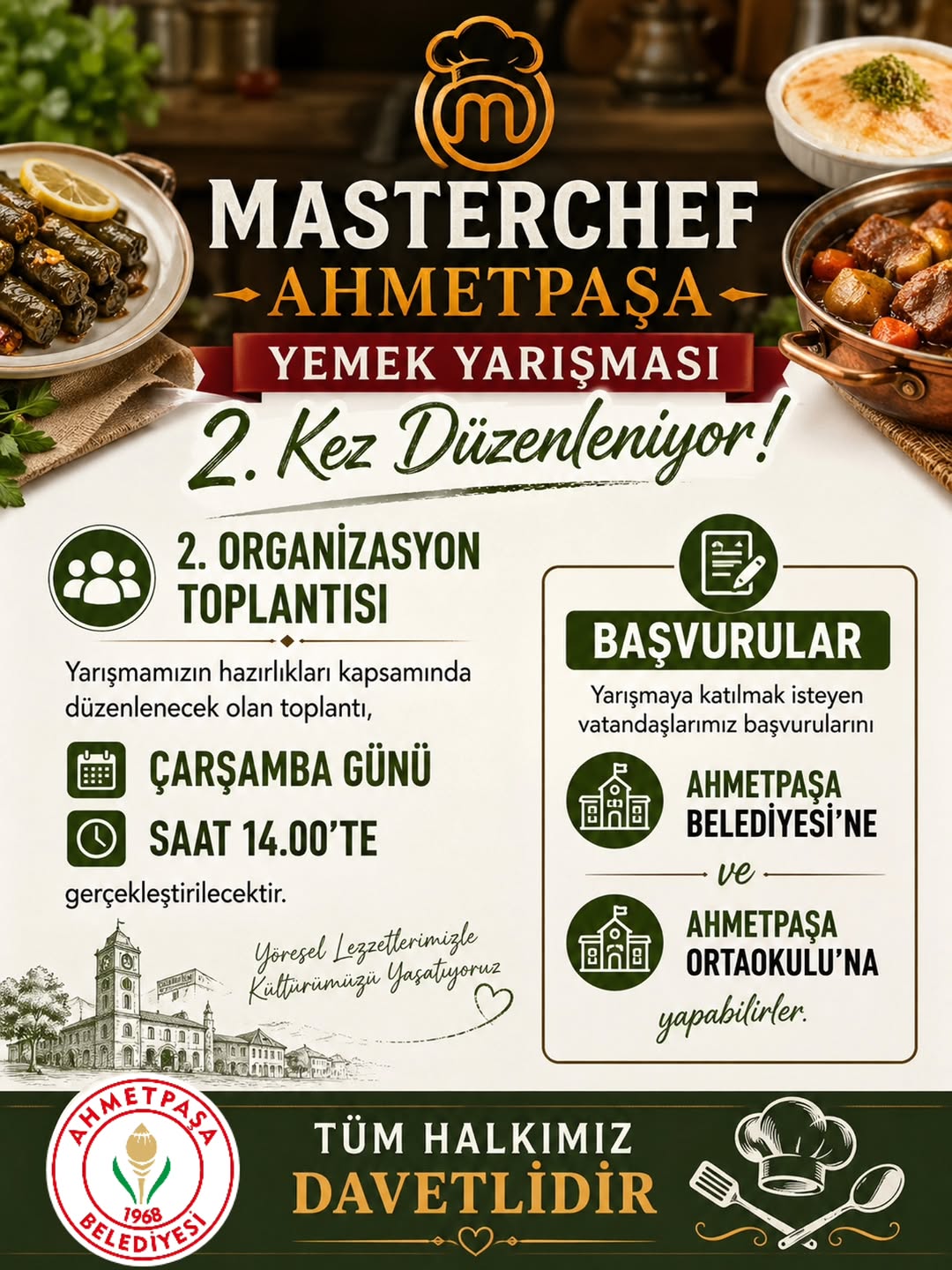 Masterchef Ahmetpaşa Yemek Yarışması 2. Organizasyon Toplantısı