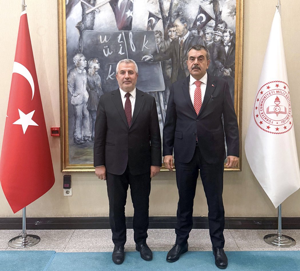 Milli Eğitim Bakanı ÖSYM Başkanı ile bir araya geldi
