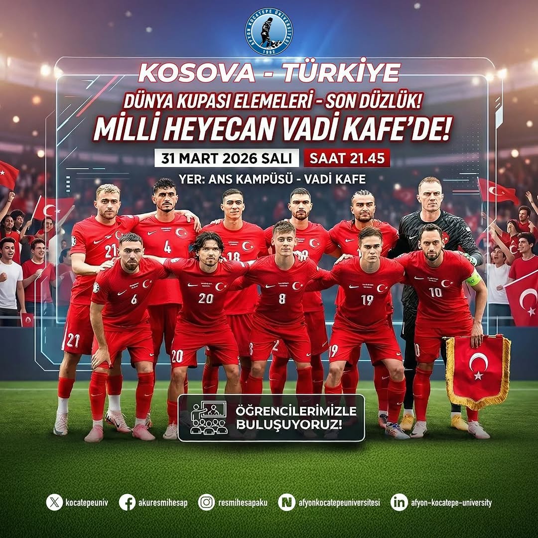 Milli Takım Heyecanı Vadi Kafe'de Yaşanacak!