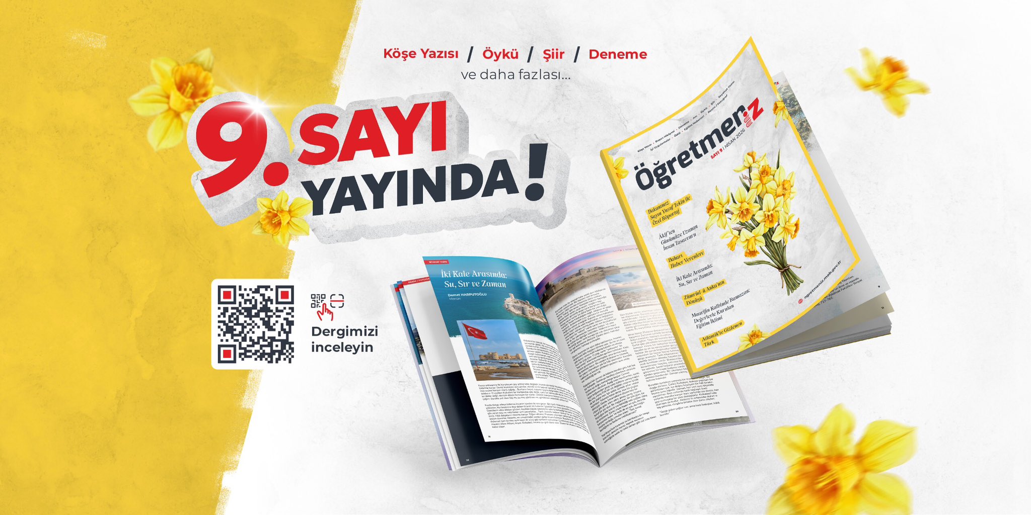 ÖĞRETMENİZ Dergisi 9. Sayısını Yayınladı