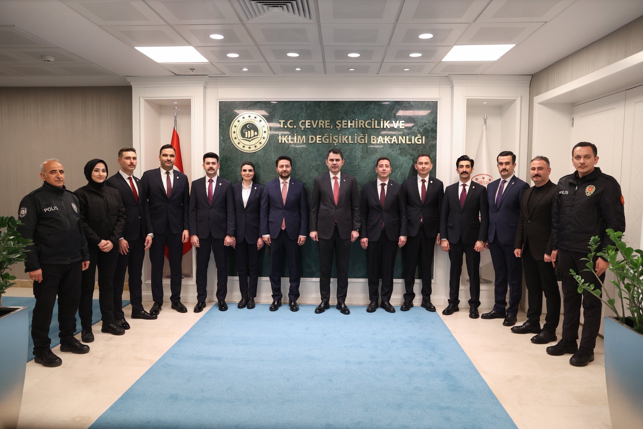 Polis Haftası'nda Bakanlıkta Bir Araya Gelindi