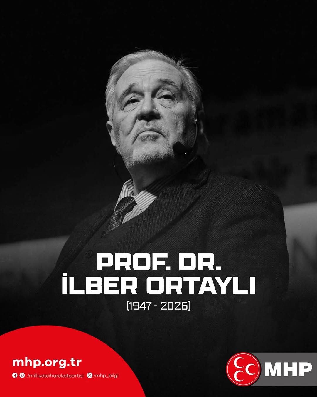 Prof. Dr. İlber Ortaylı'ya Allah'tan Rahmet Dileği
