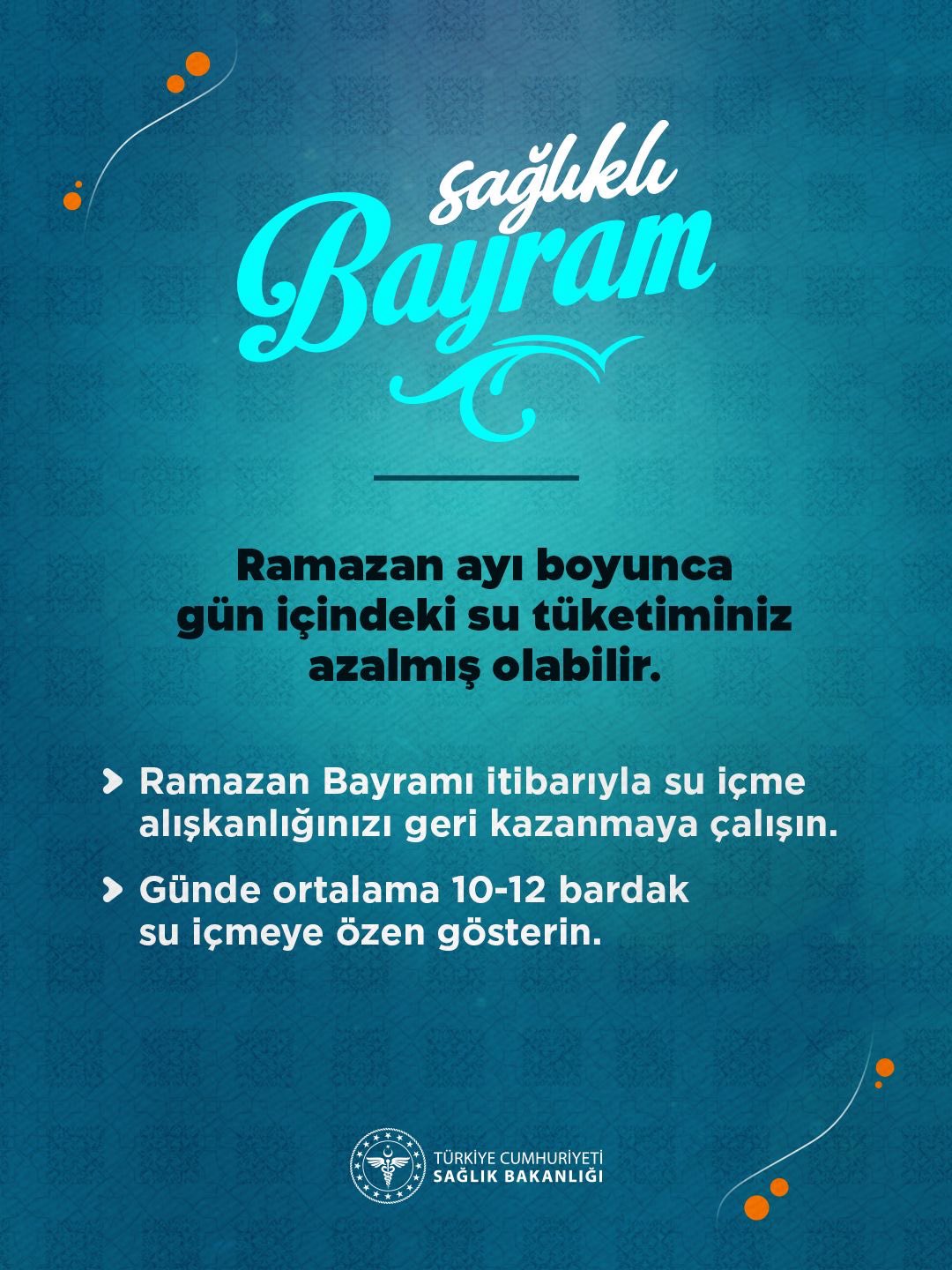 Ramazan'da Su Tüketimine Dikkat