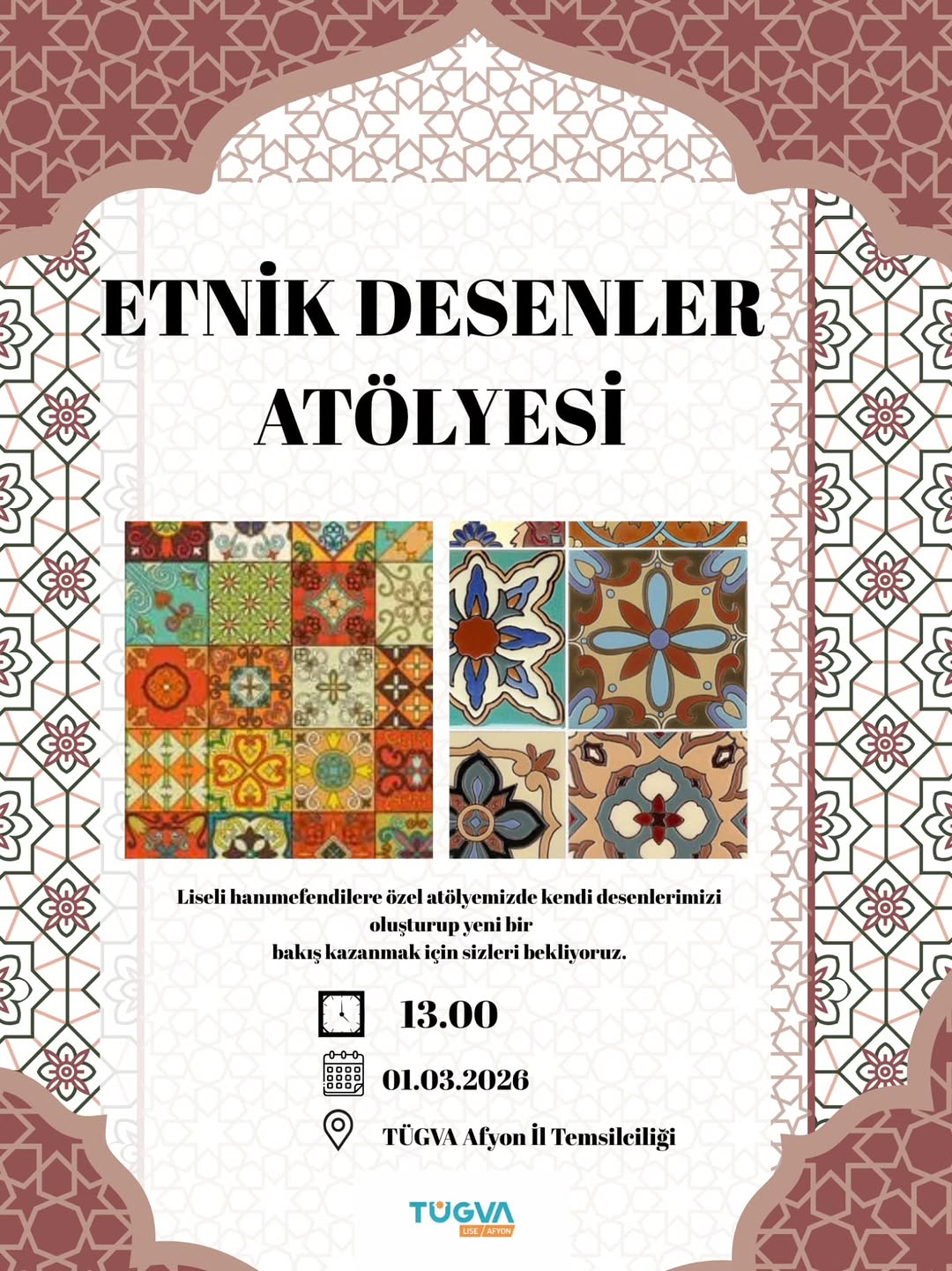 Renklerin, Motiflerin ve Kadim İzlerin Buluştuğu Özel Atölye