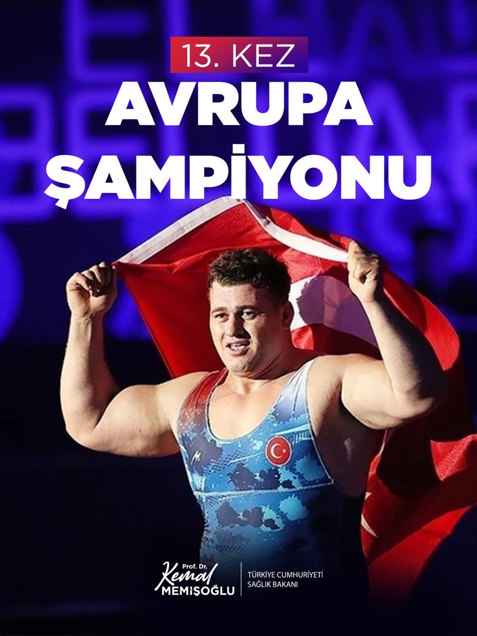 Rıza Kayaalp Avrupa Şampiyonluğu ile Gururlandırdı