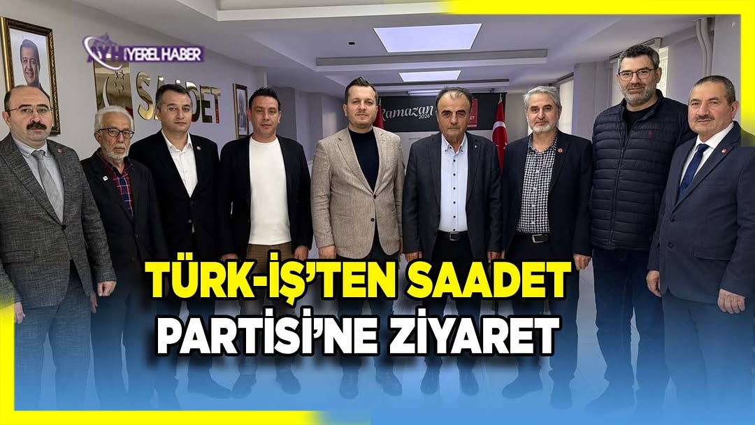 Saadet Partisi Afyonkarahisar İl Başkanı Beytullah Karataş, Türk-İş Afyonkarahisar İl Temsilcisi Muharrem Uslu'yu Ağırladı
