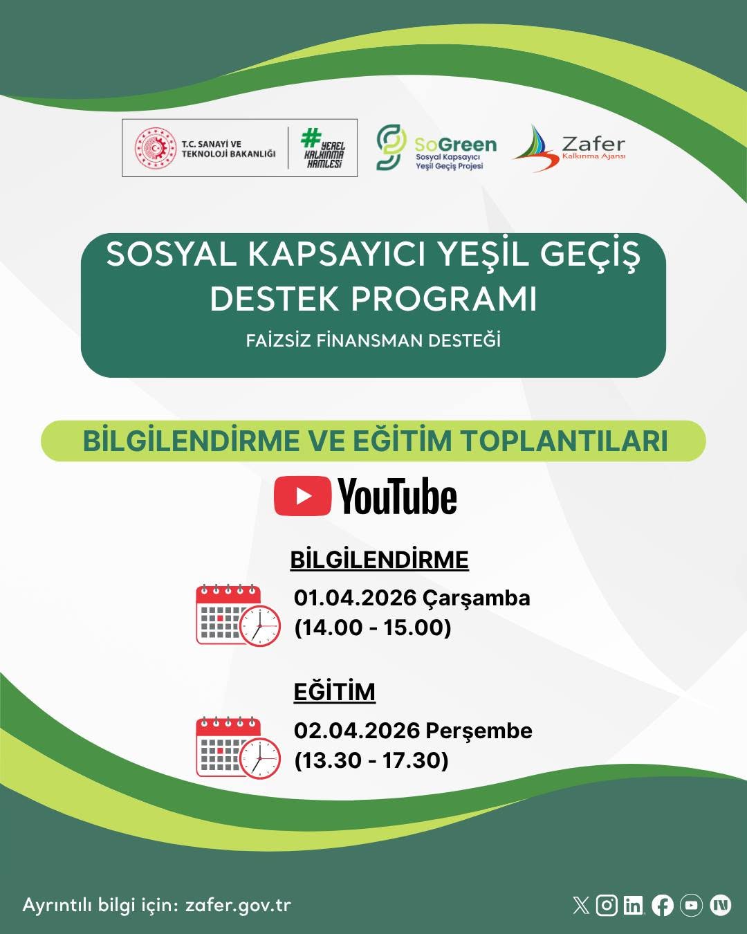 Sosyal Kapsayıcı Yeşil Geçiş Destek Programı Detayları Belli Oldu!