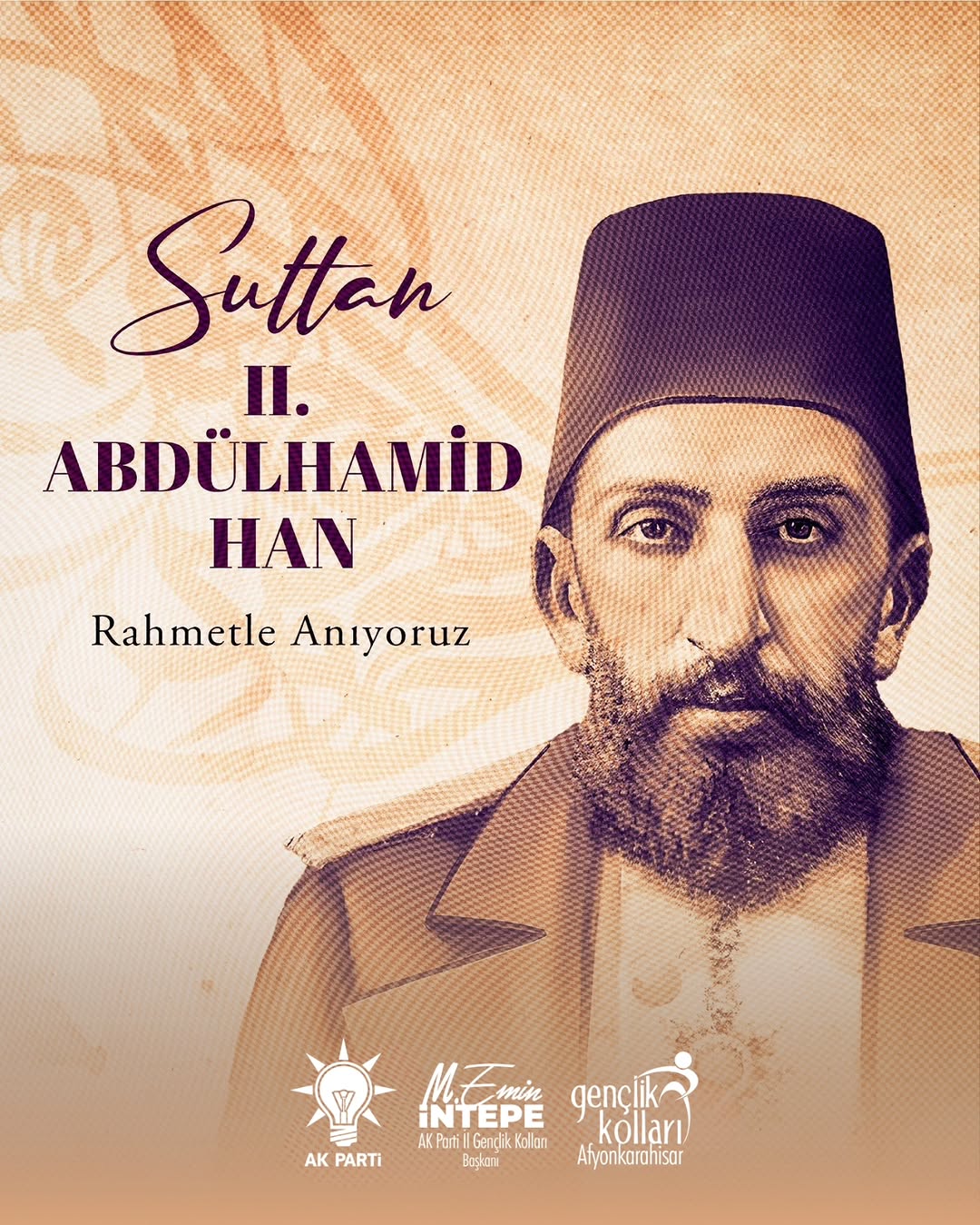 Sultan II. Abdülhamid Han'ın Vefatının Yıl Dönümünde Anma