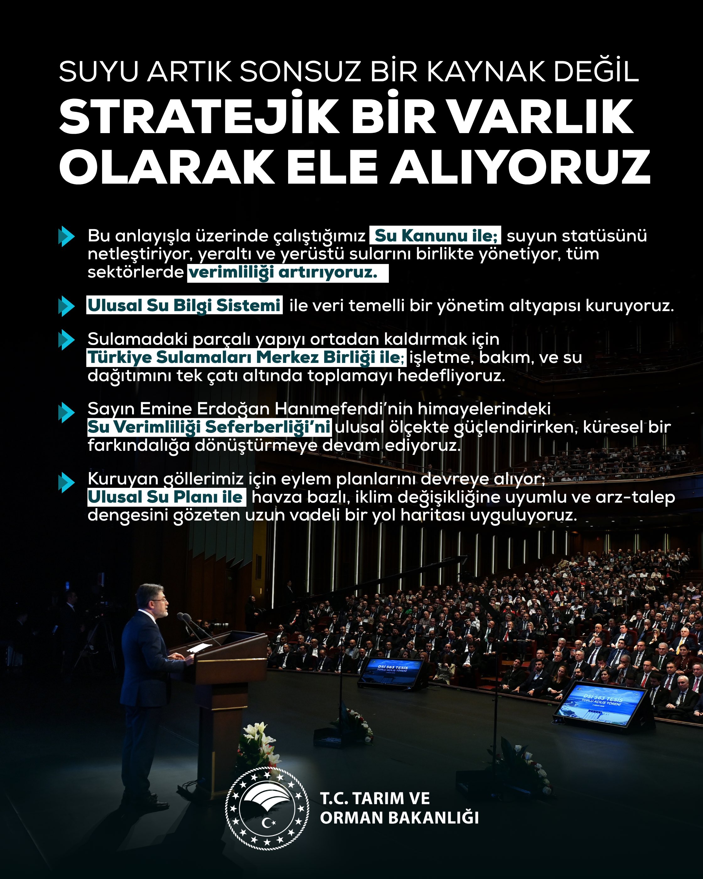 Suyun Stratejik Önemi Vurgulandı