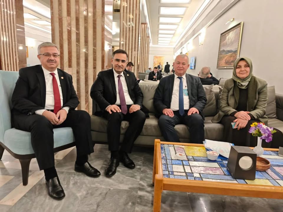 TBMM'de İhsaniye İlçe Başkanı ve Belediye Başkanı Ziyareti