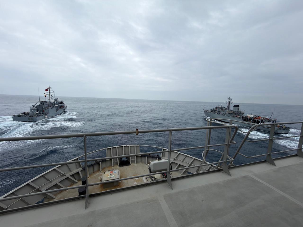 TCG Amasra, ESP MINEX-26 Tatbikatında Eğitime Devam Ediyor