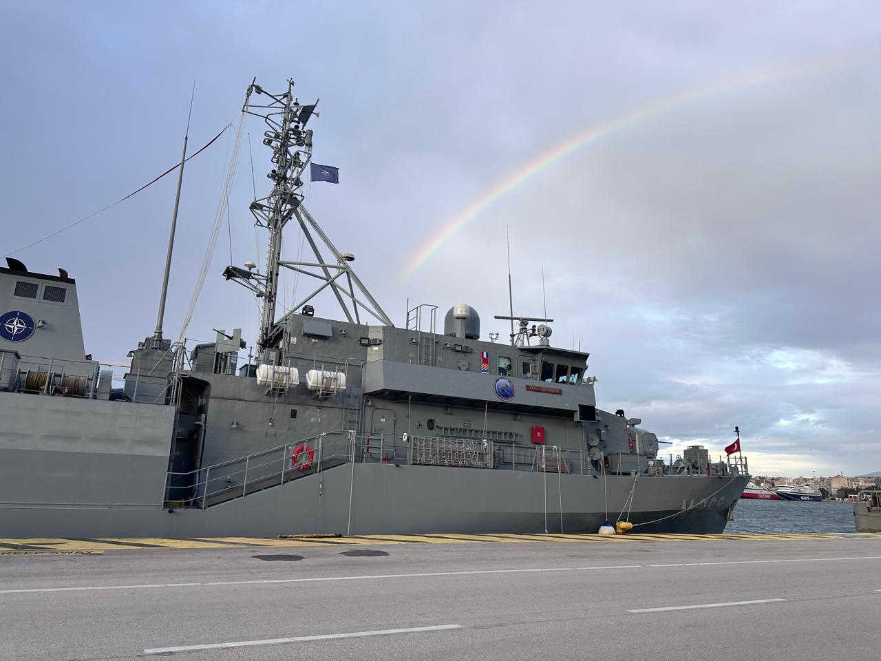 TCG Anamur, Yunanistan'a Gitti