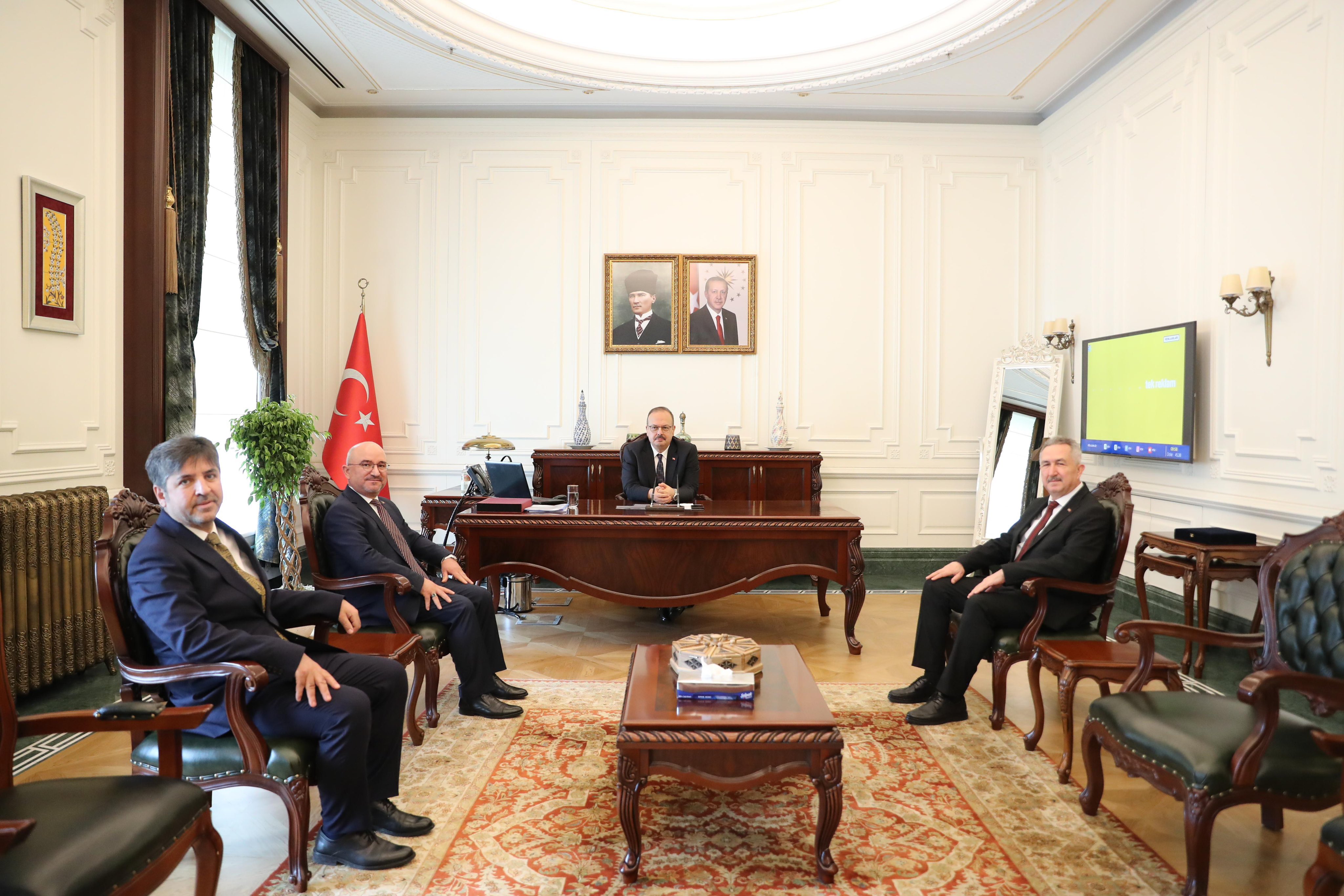 TSE ve Aselsan yöneticileri valiyi ziyaret etti