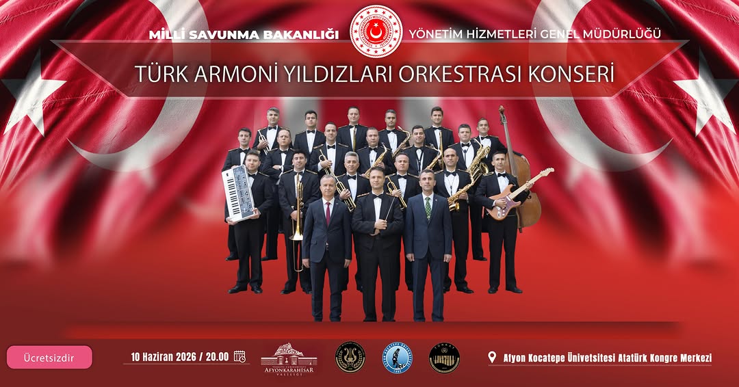 Türk Armoni Yıldızları Orkestrası Afyonkarahisar'a Geliyor