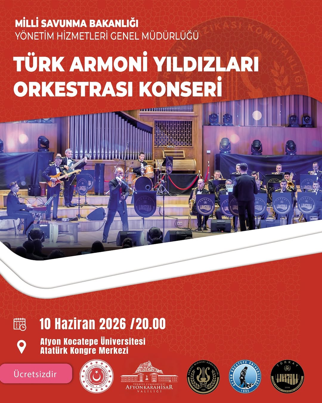 Türk Armoni Yıldızları Orkestrası Afyonkarahisar'da Müzik Dolu Bir Geceye Hazırlanıyor