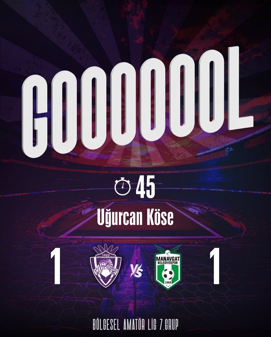 Uğurcan Köse'den Son Dakika Golü!