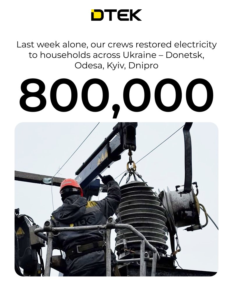 Ukrayna'da Elektrik Çalışmaları