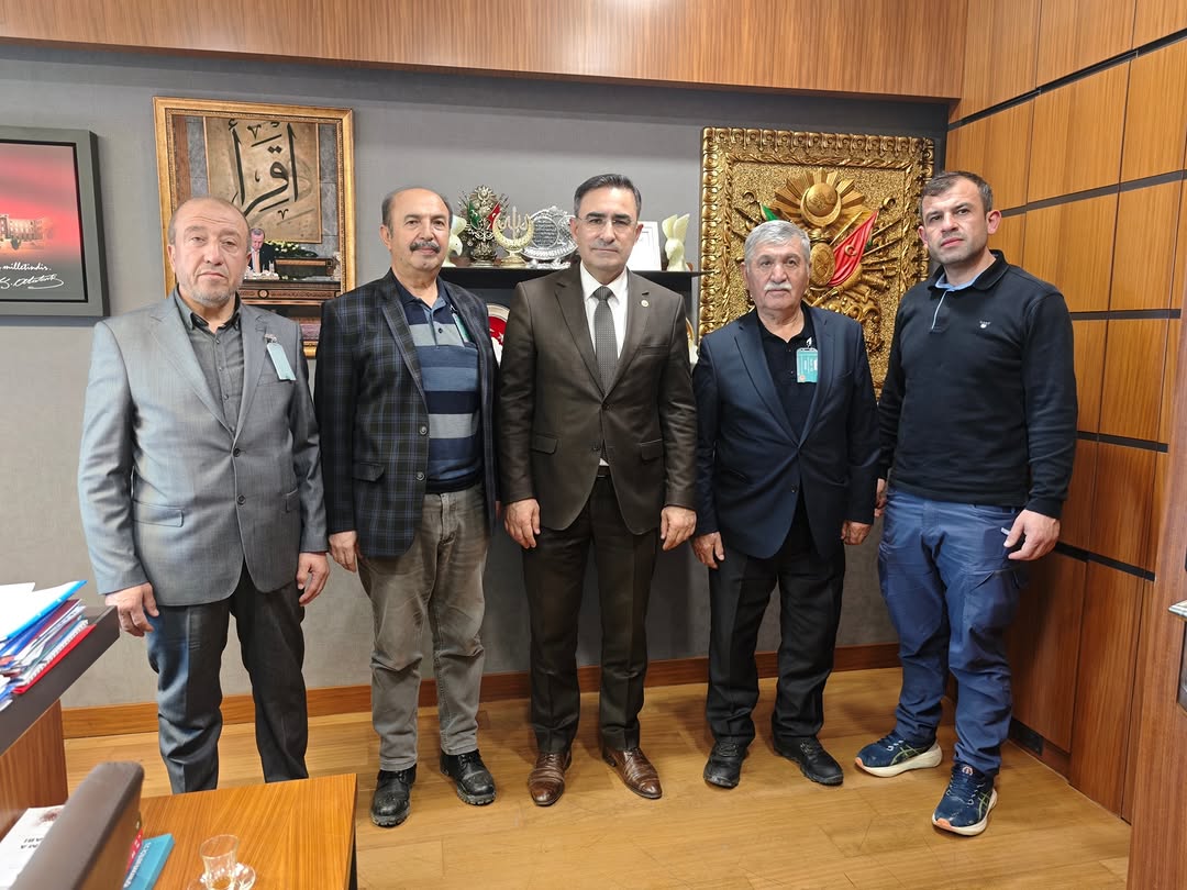 Yakasenek Belde Başkanı ve Kooperatif Başkanı Ziyareti