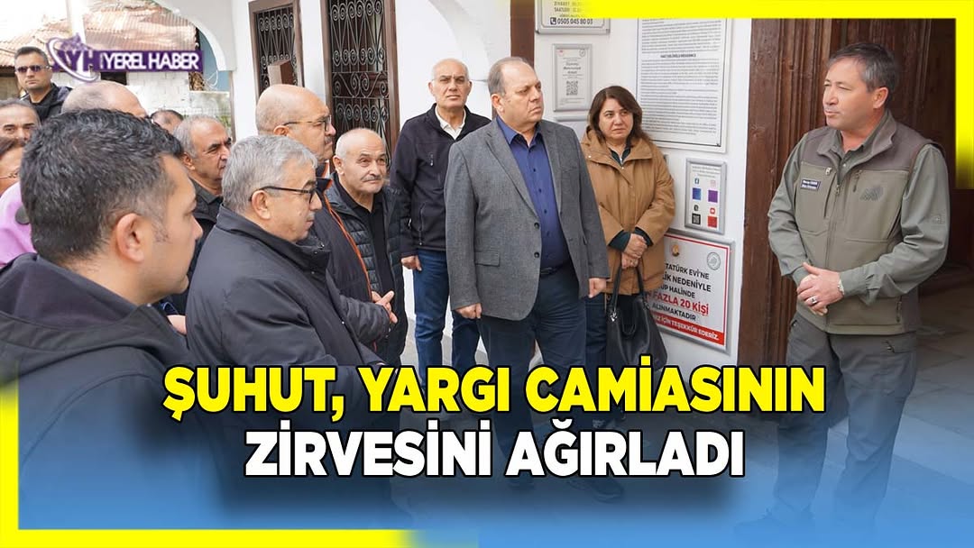 Yargıtay Başkanı Ömer Kerkez ve Üst Düzey Yargı İsimleri Şuhut İlçesini Ziyaret Etti