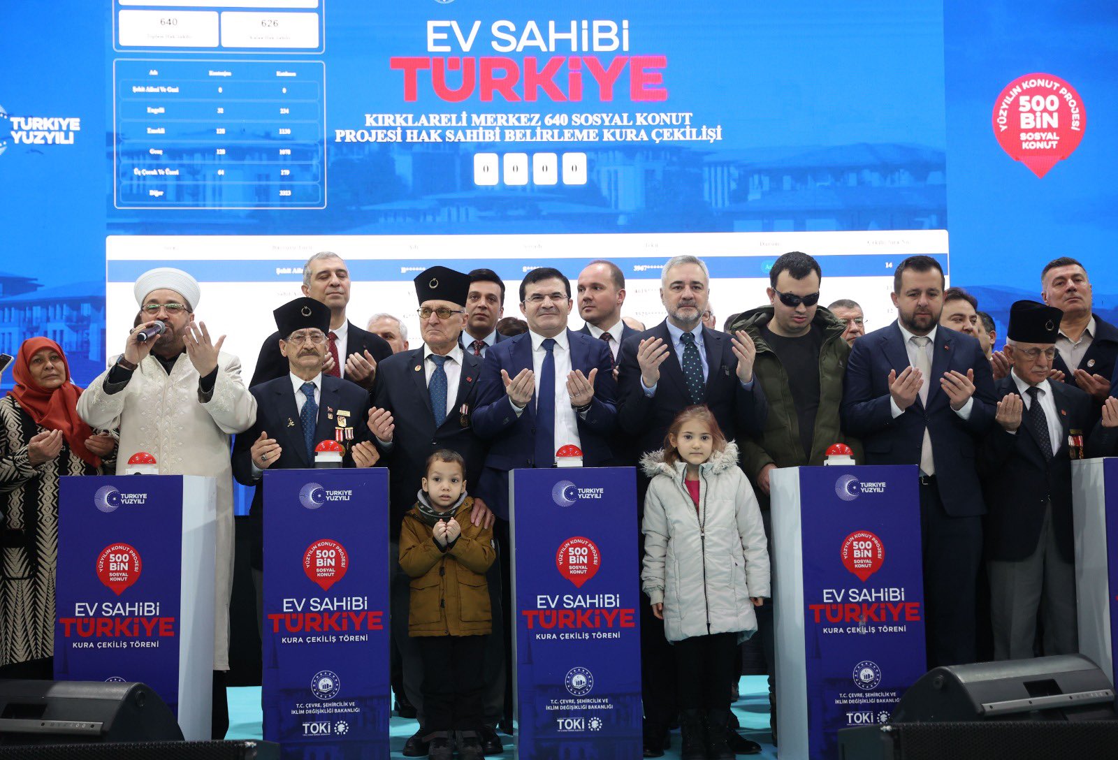 Yüzyılın Konut Projesi Kura Çekimi