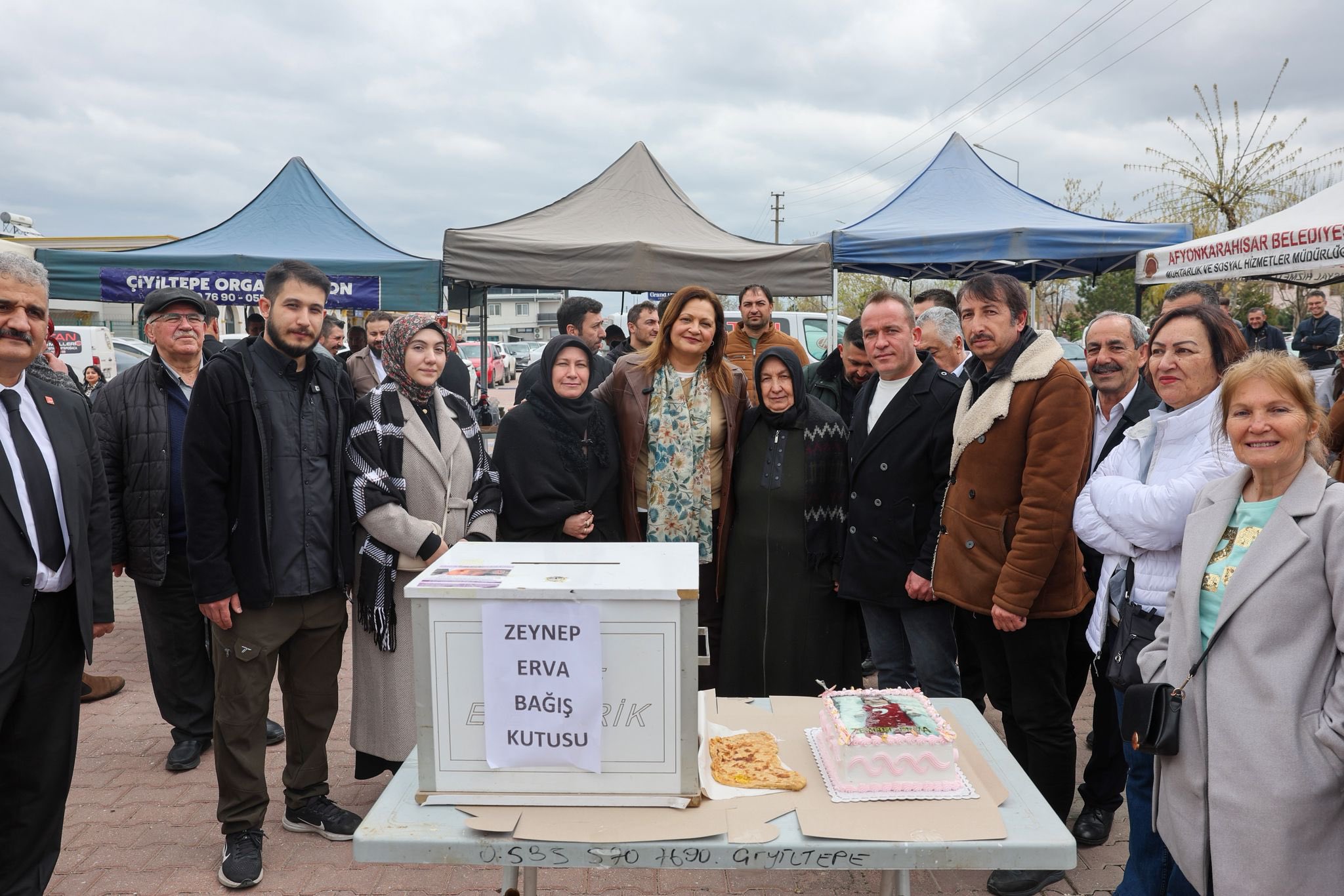 Zeynep Erva için tedavi desteği amaçlı pazar etkinliği
