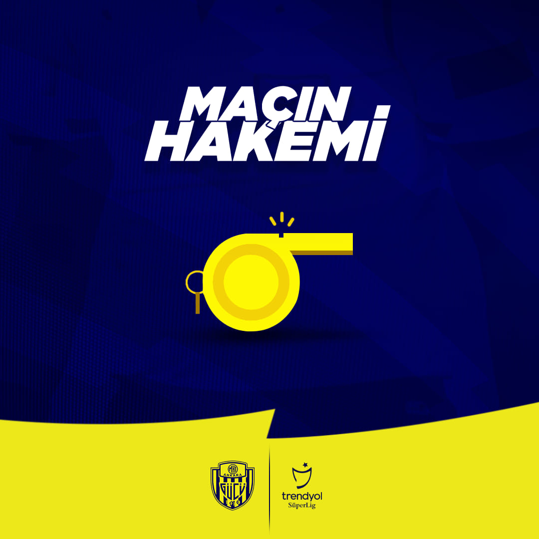 MKE Ankaragücü vs Antalyaspor Maçına Çağdaş Altay Hakem Olarak Atandı