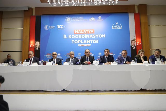 Malatya'da Kriz Koordinasyon Toplantısı Yapıldı