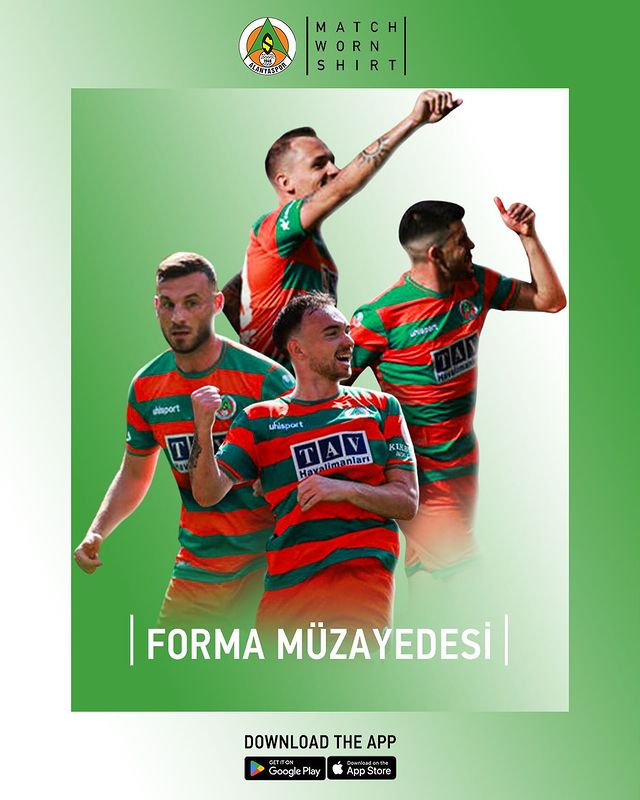 Corendon Alanyaspor Formaları Açık Artırmada!