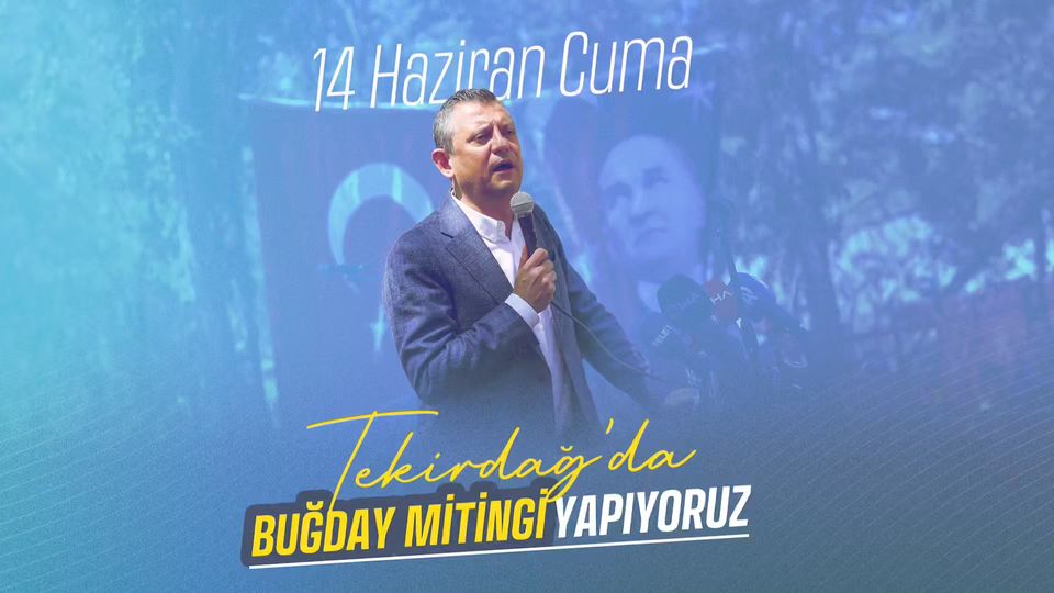 CHP, Buğday Üreticilerinin Sorunlarına Dikkat Çekmek İçin Miting Düzenleyecek