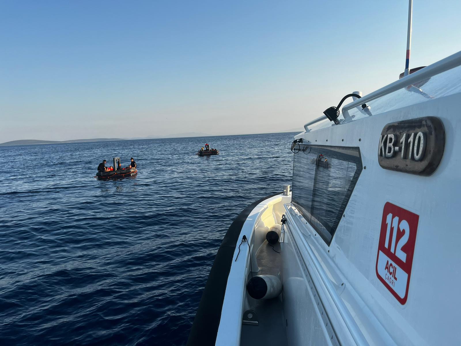 Bodrum Açıklarında Kurtarılan Düzensiz Göçmenler