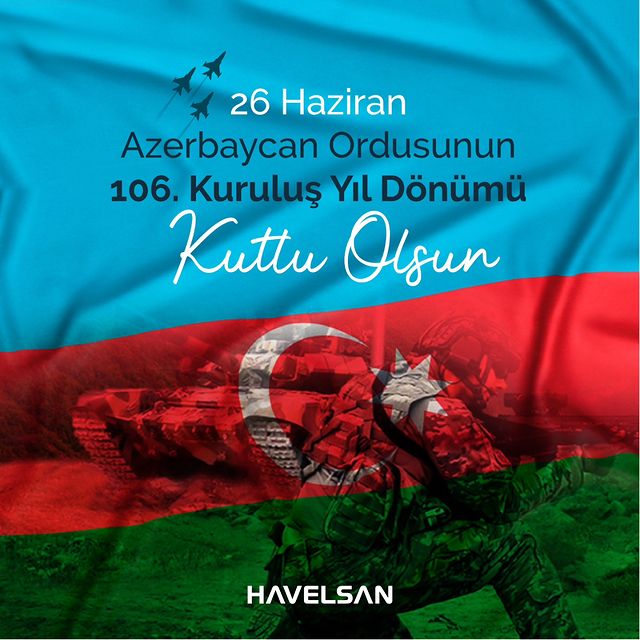 Azerbaycan Silahlı Kuvvetlerinin 106. Kuruluş Yıl Dönümü Kutlandı