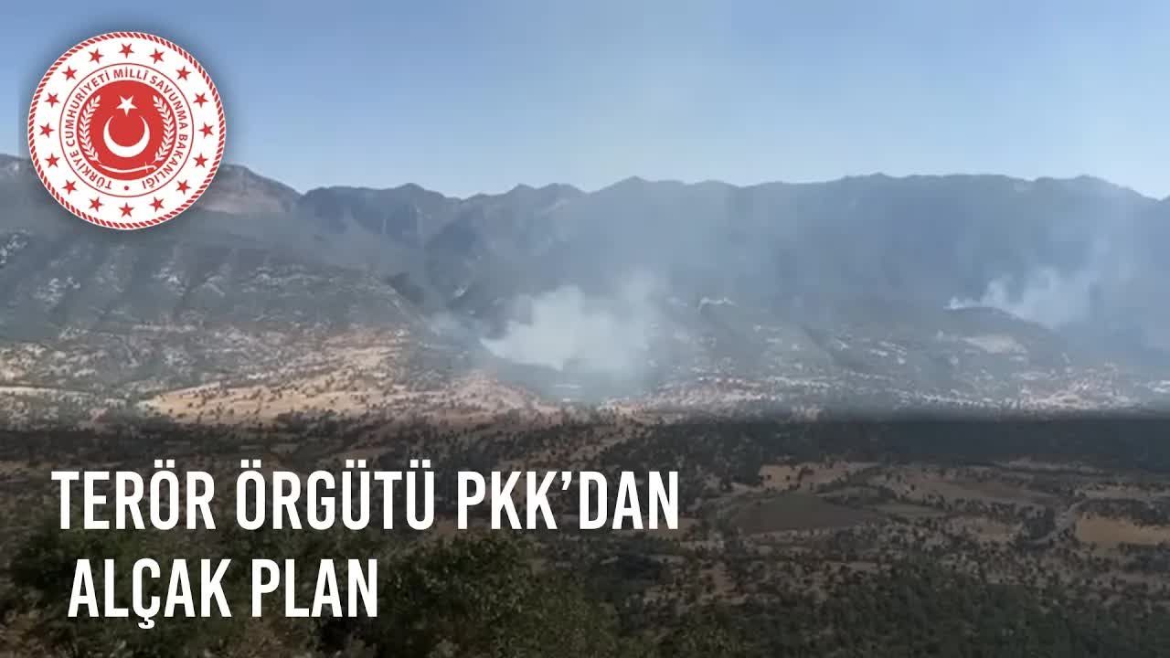 Son Dakika: PKK, İçişleri Bakanlığı'nın açıkladığı son operasyonlarda kaçmak için ormanları yakmaya başladı!