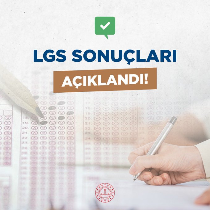 Milli Eğitim Bakanı Yusuf Tekin, LGS Sonuçlarını Açıkladı