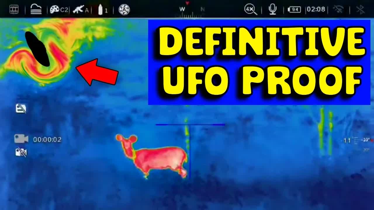 Termal Kamerayla Yakalanan UFO!