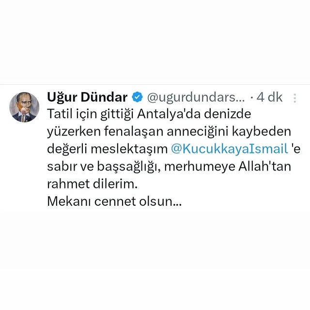 Gazeteci İsmail Küçükkaya'nın Annesi Antalya'da Hayatını Kaybetti