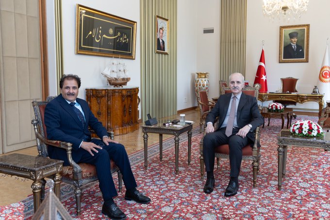 TBMM Başkanı Numan Kurtulmuş, Kuveyt Büyükelçisi Wael Y. Alenzi’yi Kabul Etti