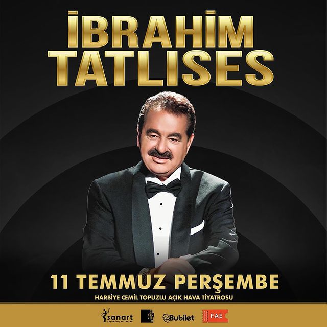 İbrahim Tatlıses Harbiye Açıkhava Tiyatrosu'nda Konser Verecek