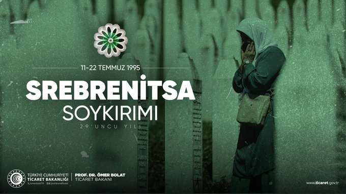 Srebrenitsa Soykırımı'nın Üzerinden 29 Yıl Geçti