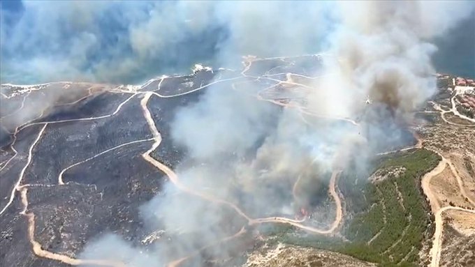 İzmir'de Çeşme'de Orman Yangını: 3 Kişi Hayatını Kaybetti